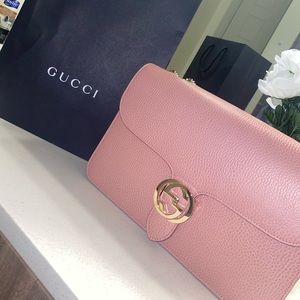 Interlocking Gucci bag soft pink